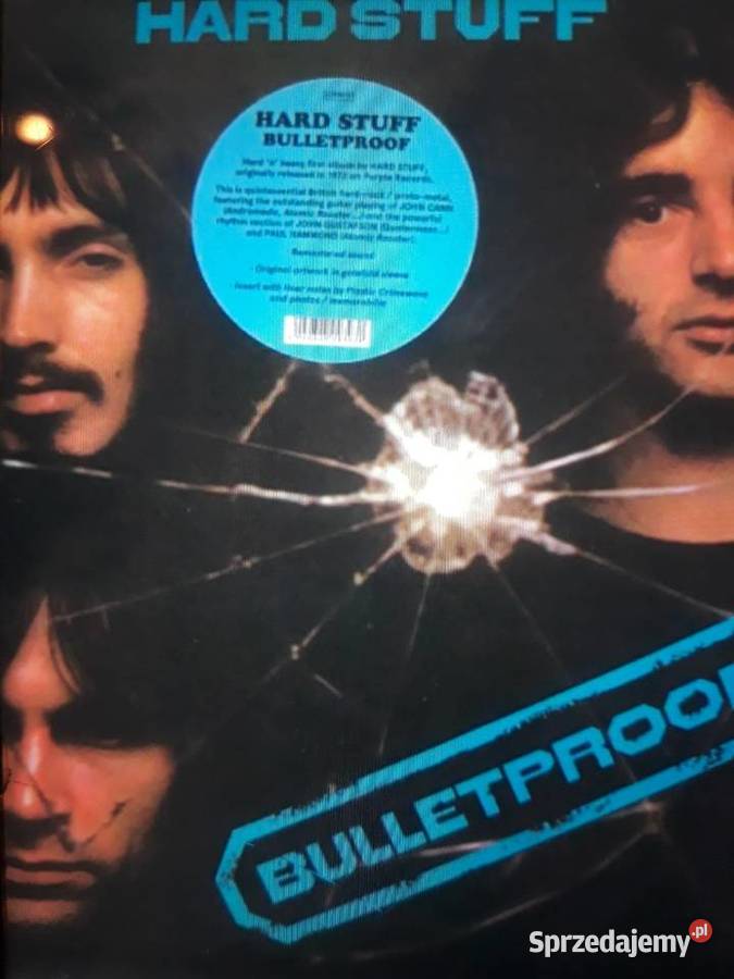 Archiwum hard rocka HARD STUFF Bulletprof 1972 Płyty i kasety Rzeszów