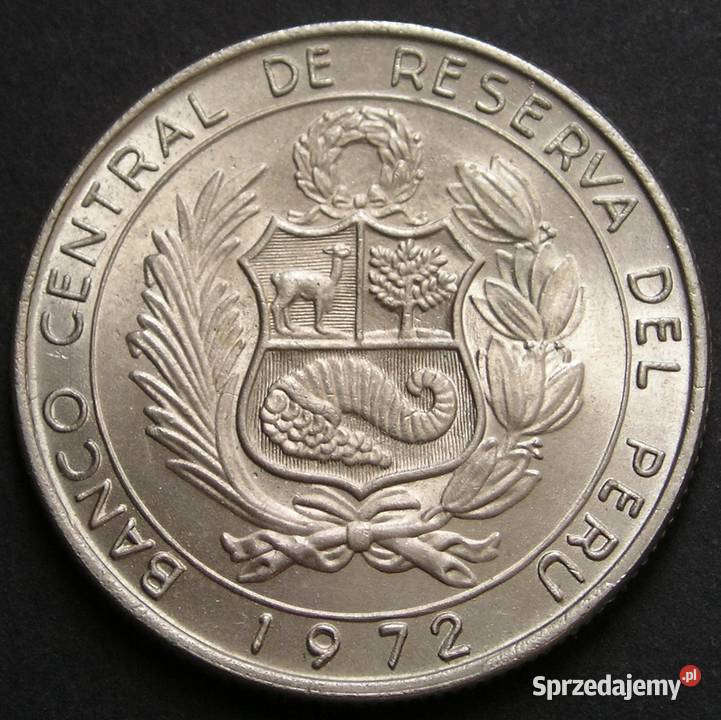 PERU 10 SOLES DE ORO 1972 TUPAC AMARU STAN 12 sprzedam