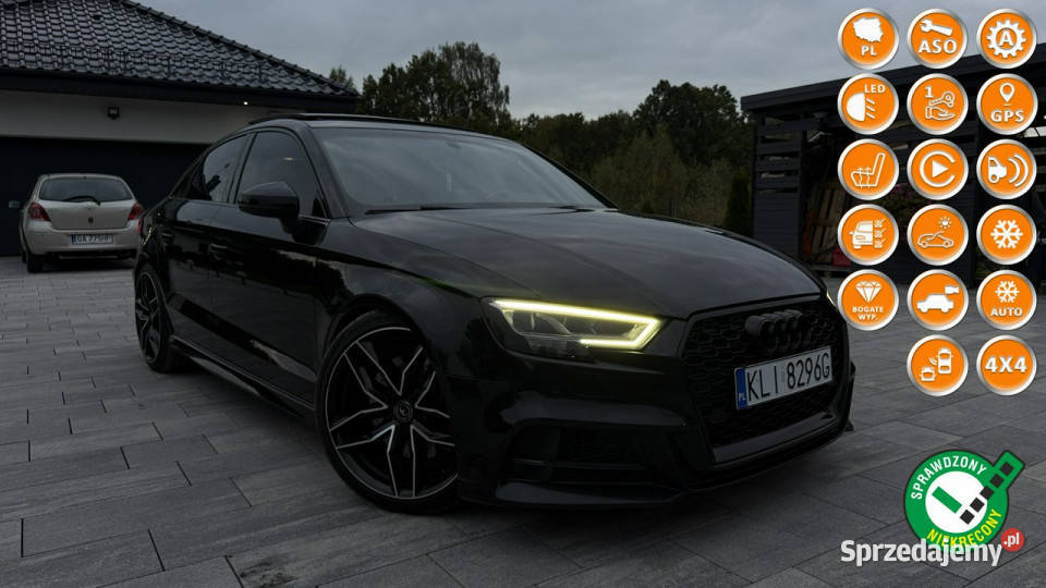 Audi S3 20tfsi quattro 367 full ledy panorama czujnik deszczu Gdańsk