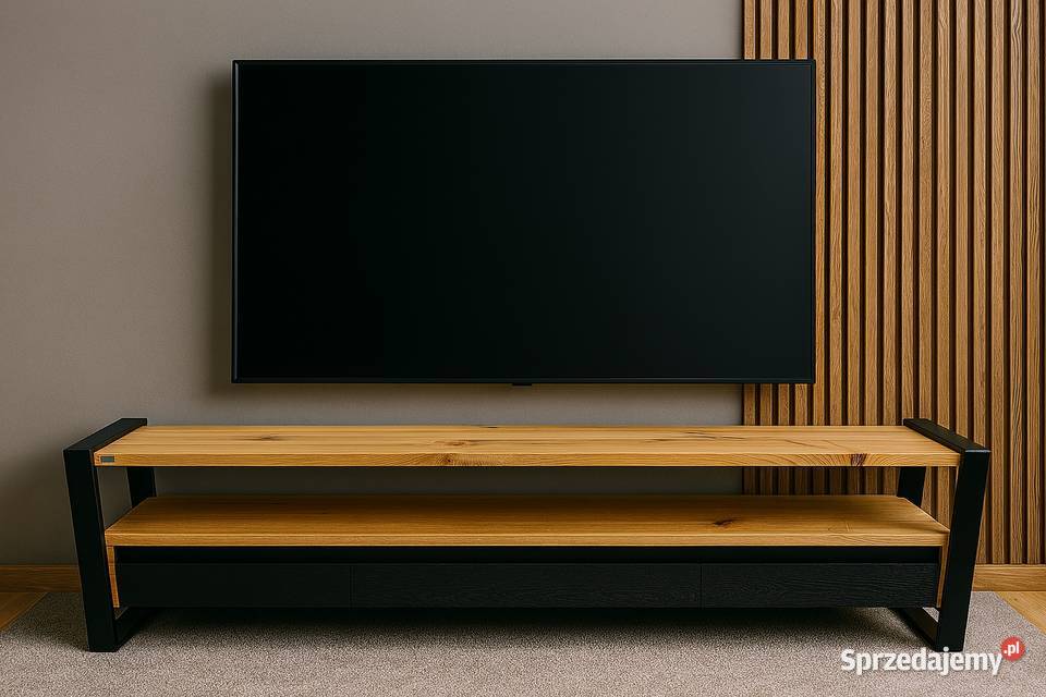 Szafka RTV Dębowa LOFT 100 Lite Drewno Różne Warszawa sprzedam