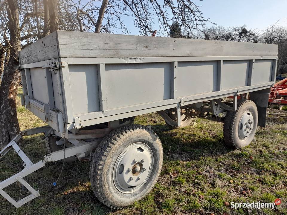 Przyczepa rolnicza nieuszkodzony Przyczepy rolnicze Maszyny rolnicze Sahryń