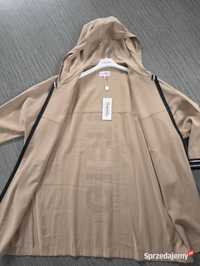 Kurtka płaszcz polskiej marki Skórska kolorowy Nowogard