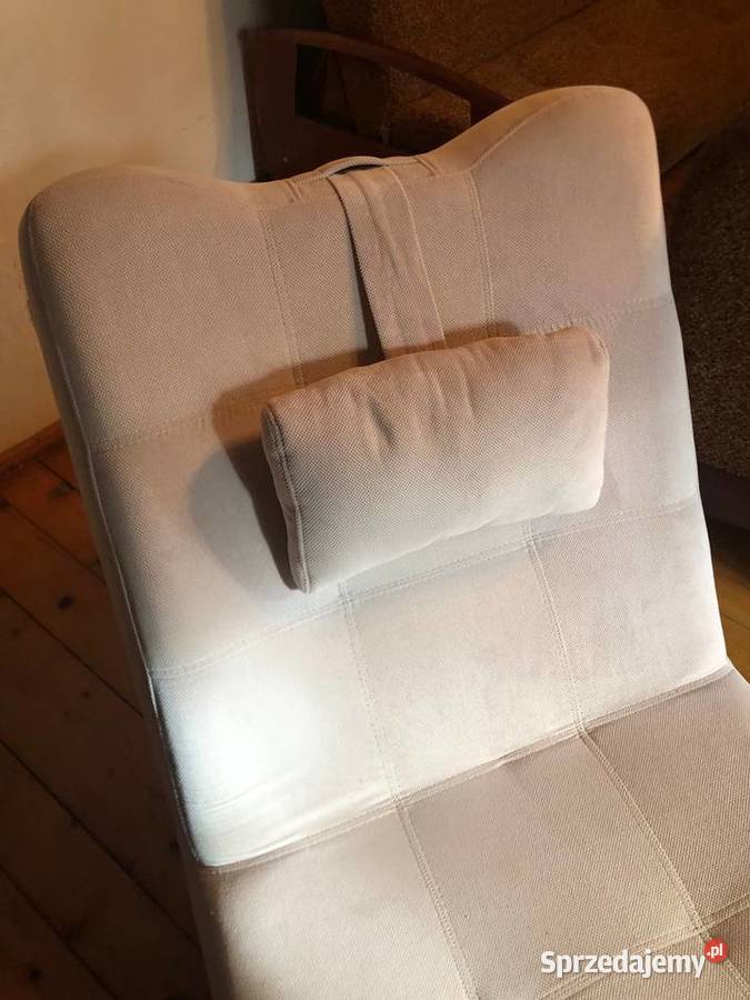 Szezlong Leżanka Relaksacyjna Welur Beżowy Stan Kraków sprzedam