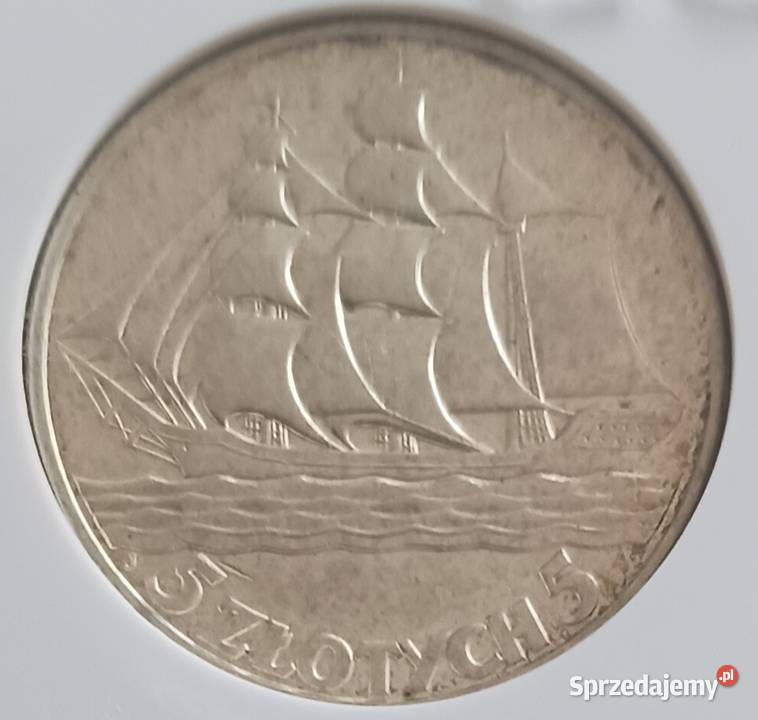 5 Żaglowiec 1936 r około mennicze AU55 GCNEEC Konin