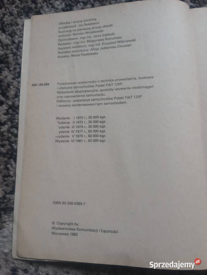 Jeżdżę Samochodem Polski Fiat 125P 1983 rarytas Pozostałe lubelskie Karczmiska Pierwsze