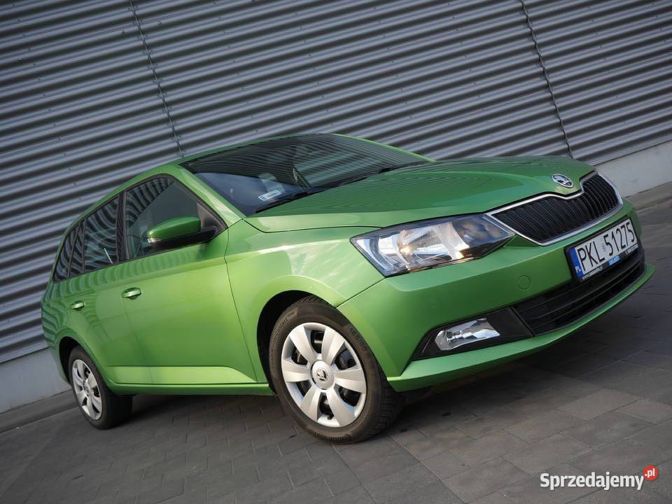 PIĘKNA Skoda FABIA III 14 TDI Zielone KOMBI Gostynin