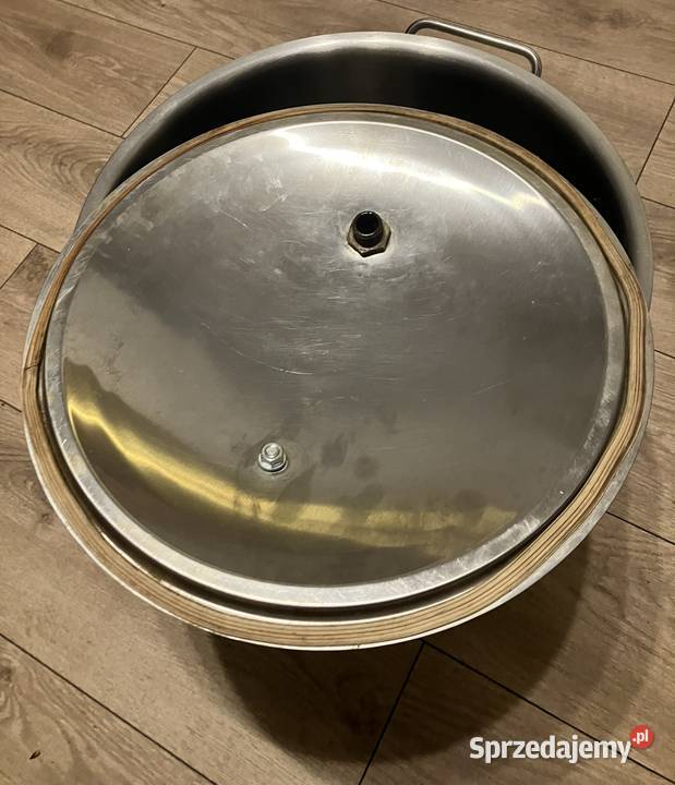 Garnek wysoki Profi Line z pokrywką dno Sandwich mazowieckie