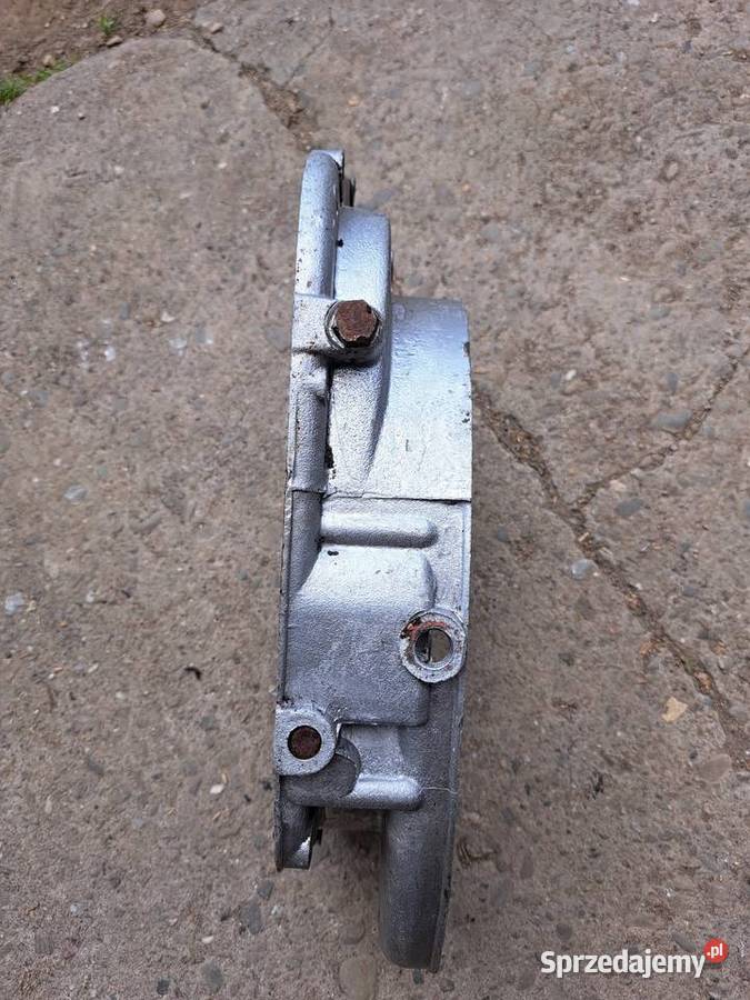 Karter lewy wsk 125 b3 szeroki rostaw śrub puste Wielkie Drogi