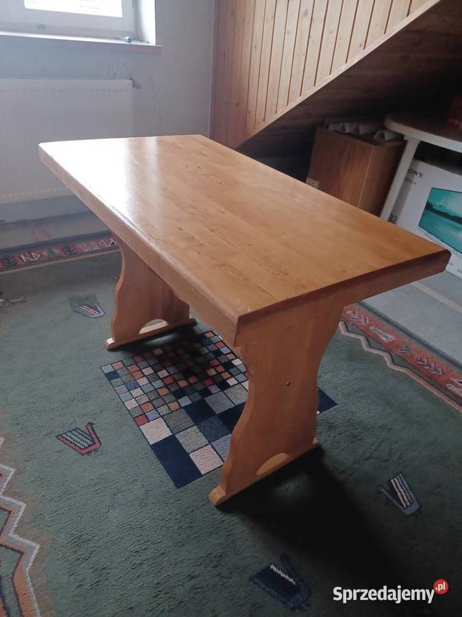 Ładny masywny stół drewniany Poznań