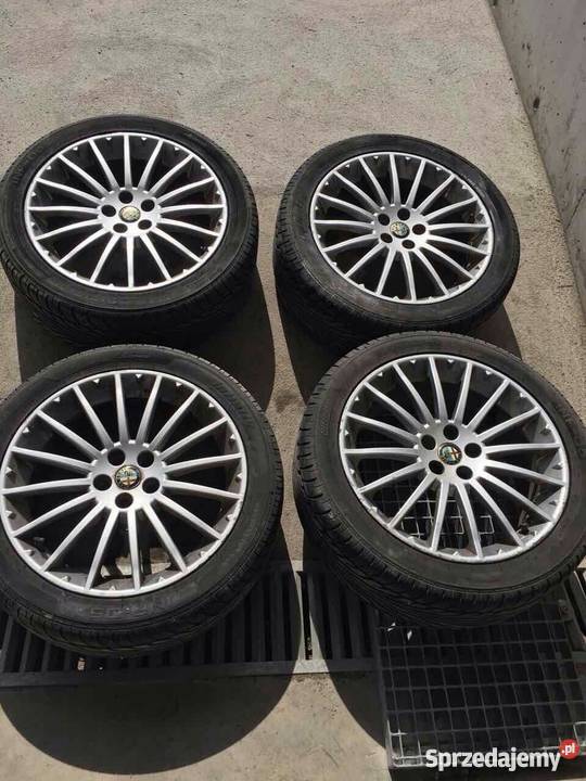 Felgi alfa romeo 17 5x98 z oponami Koła i felgi Wrocław
