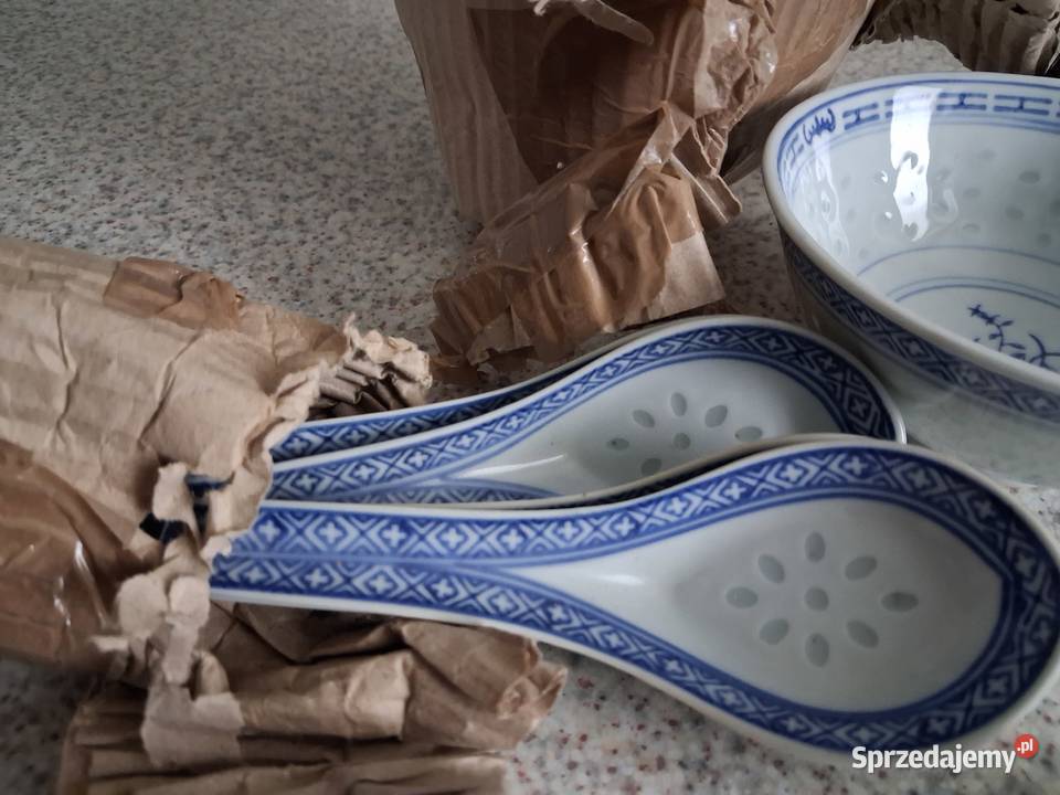 Miseczki i łyżeczki chińskie zestaw Warszawa