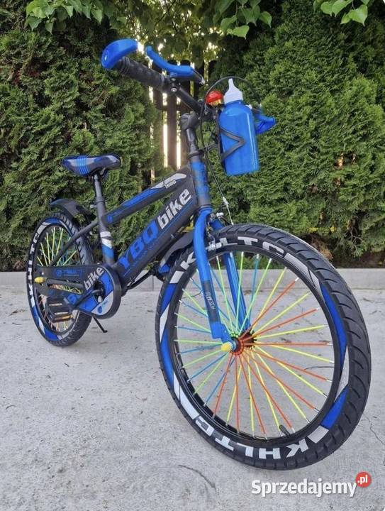 449 Rower 20 BMX niebieski i zielony Zabrze