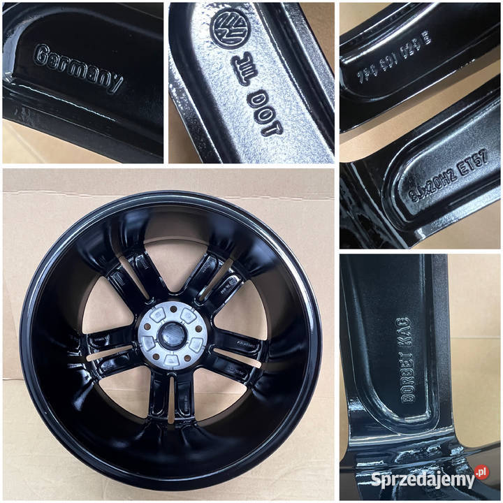 Felgi VW Touareg gen I II II FL 9Jx20 ET57 5x130 aluminiowe Gostyń