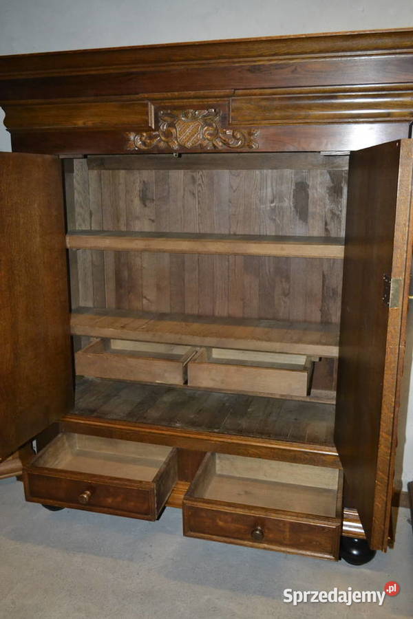 szafa holenderska dąb orzech 2 Będzin