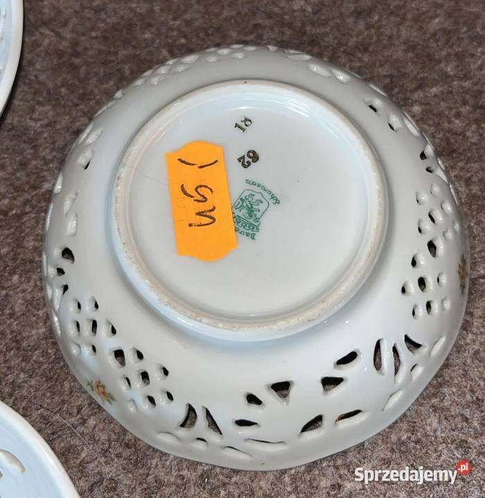 Miseczka ażurowa kwiatki ręcznie zdobiona pomorskie Gdańsk sprzedam