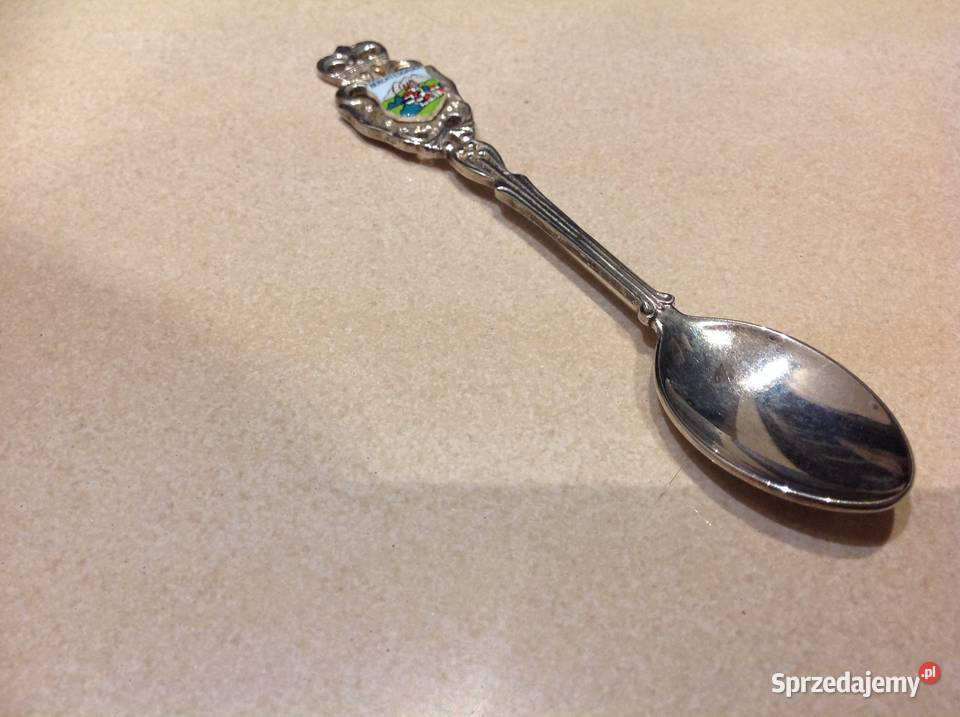 Srebrna Łyżeczka Herbowa BERCHTESGADEN Pozostałe Nowa Sól sprzedam