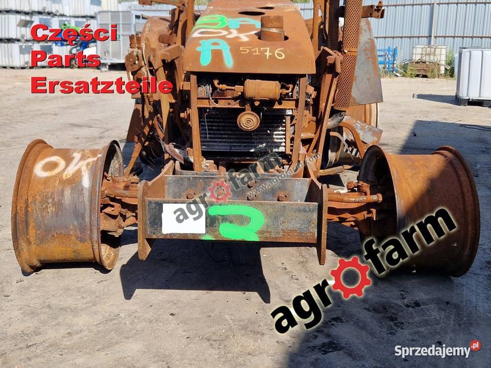 Hurlimann XT 909 części skrzynia biegów silnik Części i osprzęt rolniczy Byków