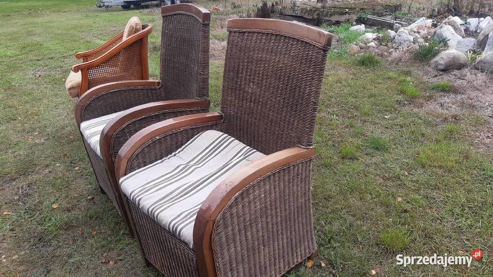 Sliczne fotele ratanowe idealne na prezent Milicz