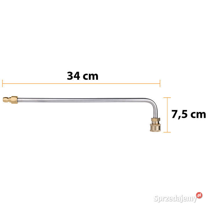 Zestaw 7 Lanc do Myjki Ciśnieniowej 250 bar 26 m Osprzęt do myjek Ludźmierz