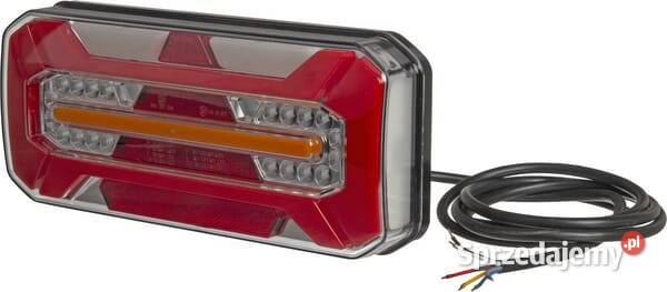 Lampa tylna zespolona LED lewa prostokątna 1224V Rolnictwo