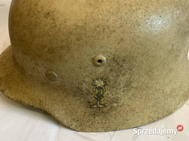 Hełm Stahlhelm M35M40 Afrikakorps DAK malowanie Kraków