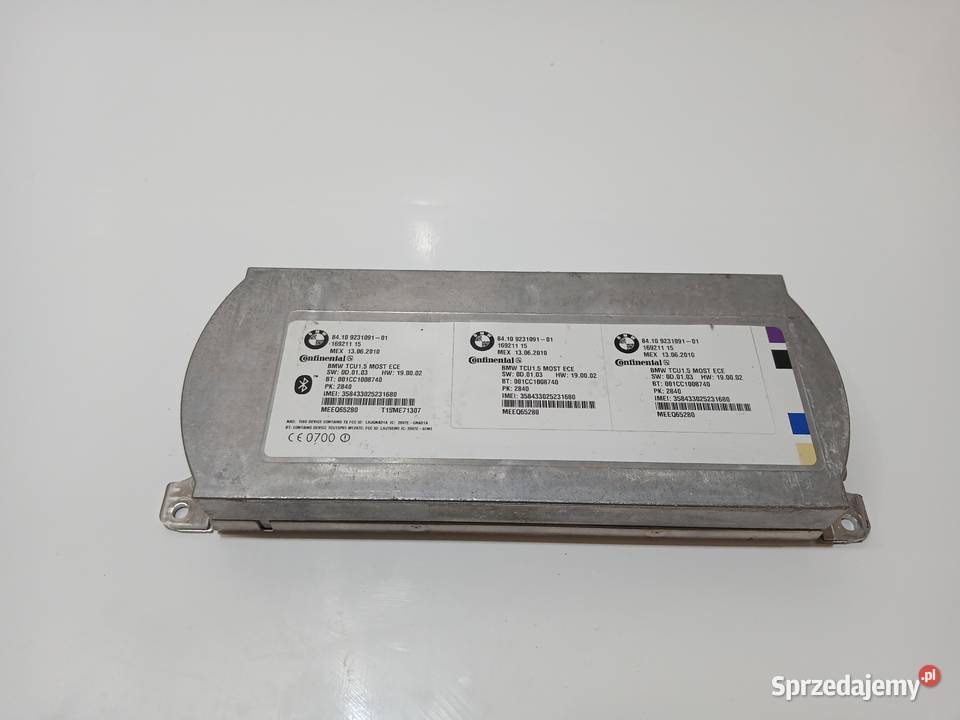 MODUŁ STEROWNIK BLUETOOTH BMW E90 LCI 9231091 Strzyżewice