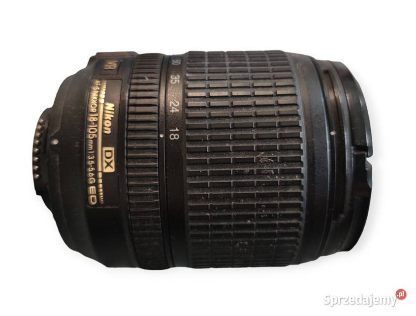 OBIEKTYW fotograficzny NIKON AFS NIKKOR 18105 mm Kołobrzeg