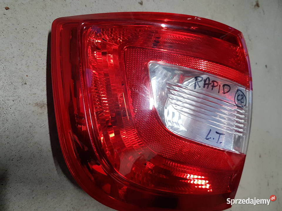SKODA RAPID 5JH LAMPA TYLNA LEWA WKLAD LEWY wielkopolskie Turek