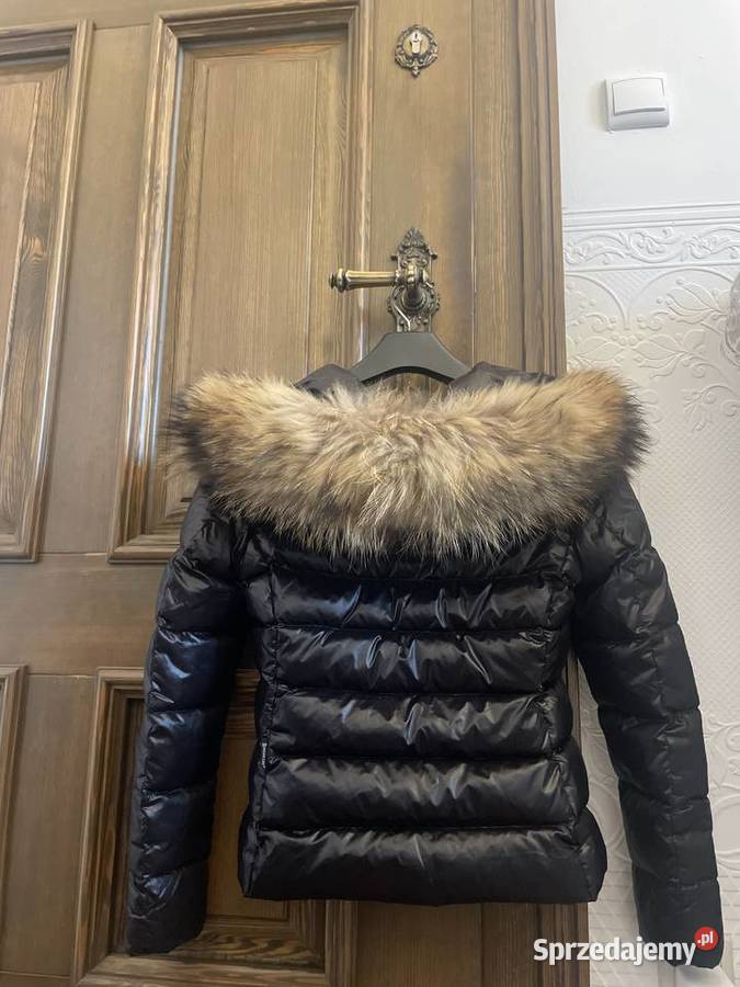 Kurtka Moncler z futerkiem czarny Grodków