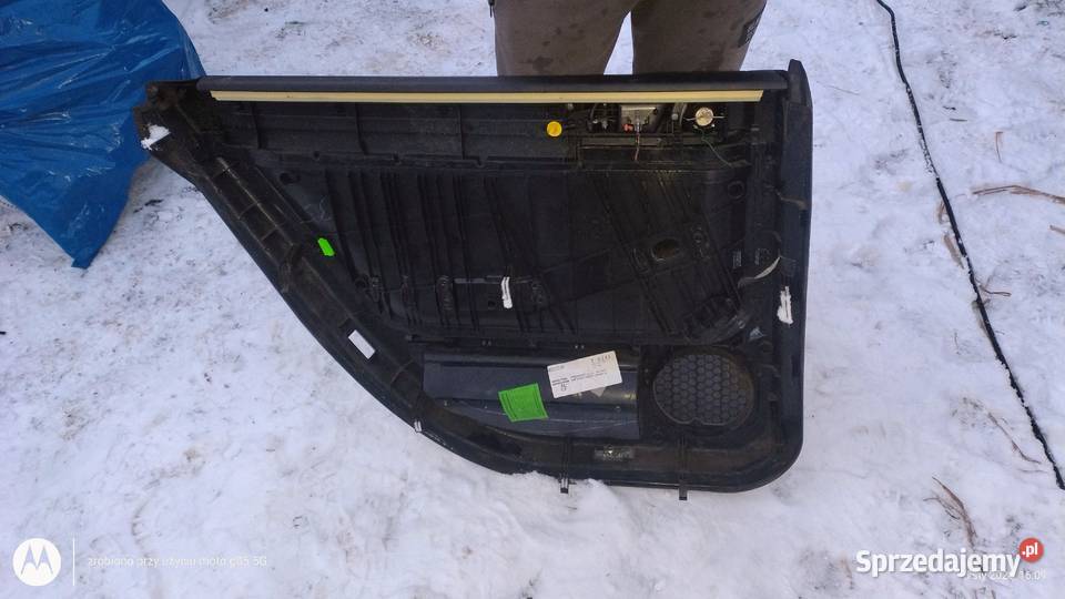 Tapicerki drzwiowe skórzane Audi A6 C5