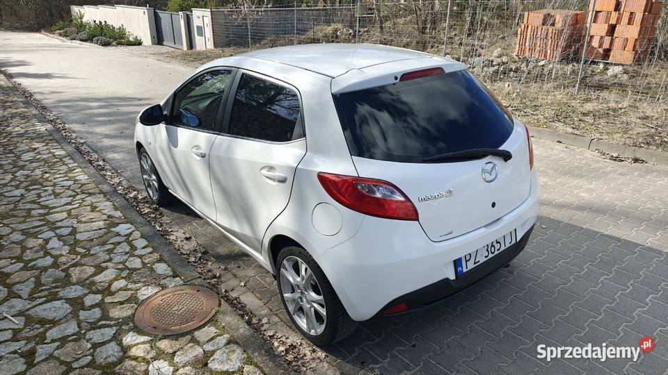 Mazda 2 14HDI klimatyzacja biały Rokietnica