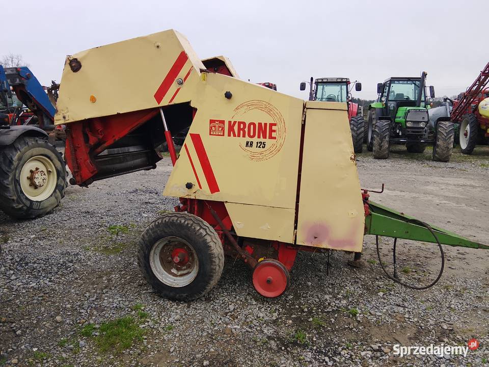 Prasa Rolującą Krone KR 125 sprowadzona oryginał Skaryszew
