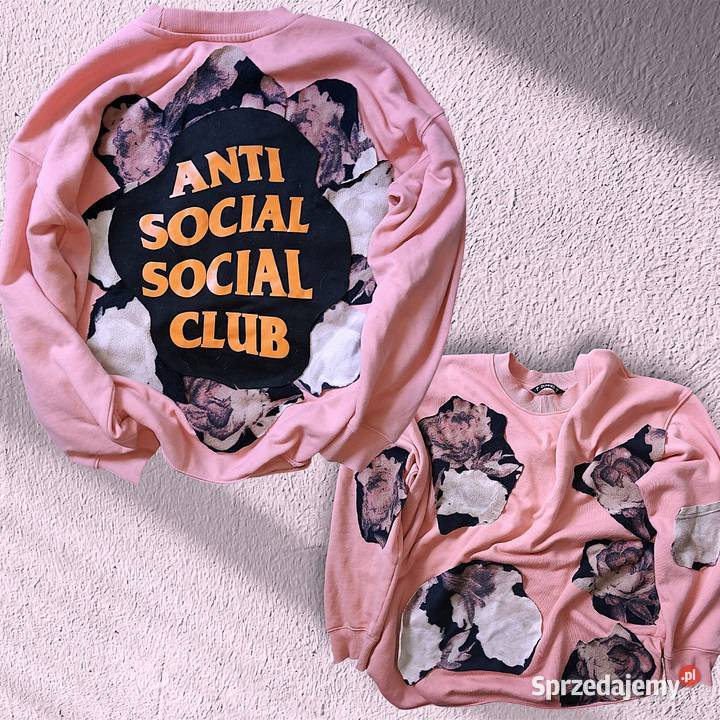 Assc crewneck pink streetwear losos czarny Gdańsk