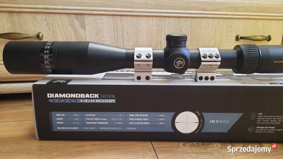 Vortex Diamondblack Taktical 416x44 EBR2C MRAD Olkusz