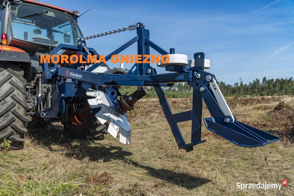 Pług leśny aktywny FK MACHINERY 1talerzowy z