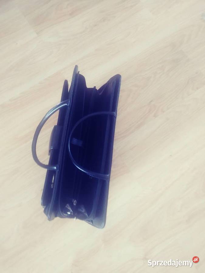 Nowa czarna torba biurowa unisex Rumia