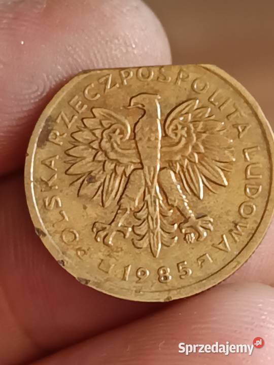 Sprzedam 2 złote 1985 odkrój blachy Chełm