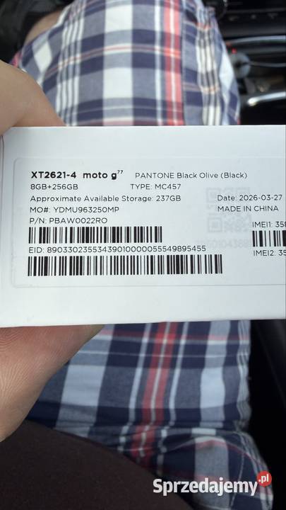 Motorola g77 5G Nowe nie otwierane gwarancja 24M Brzyków