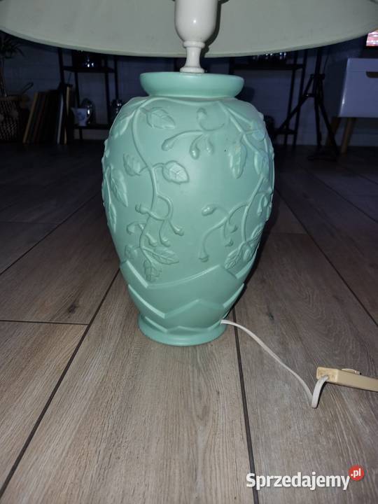 Lampa Ceramiczna Stołowa Wyposażenie wnętrz Wola Podłężna