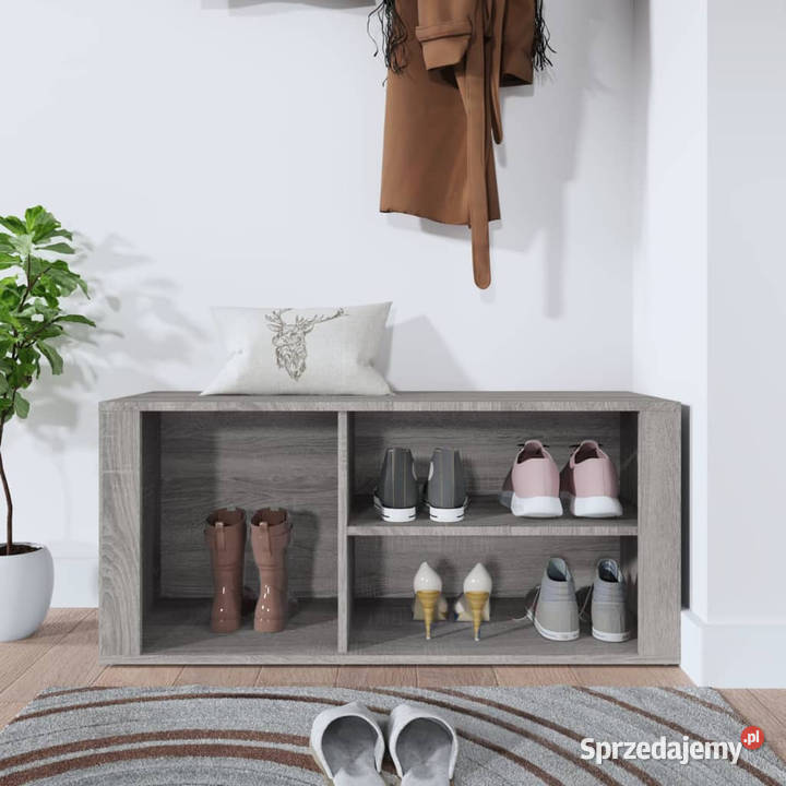 Szafka na buty szary dąb sonoma 100x35x45 Warszawa