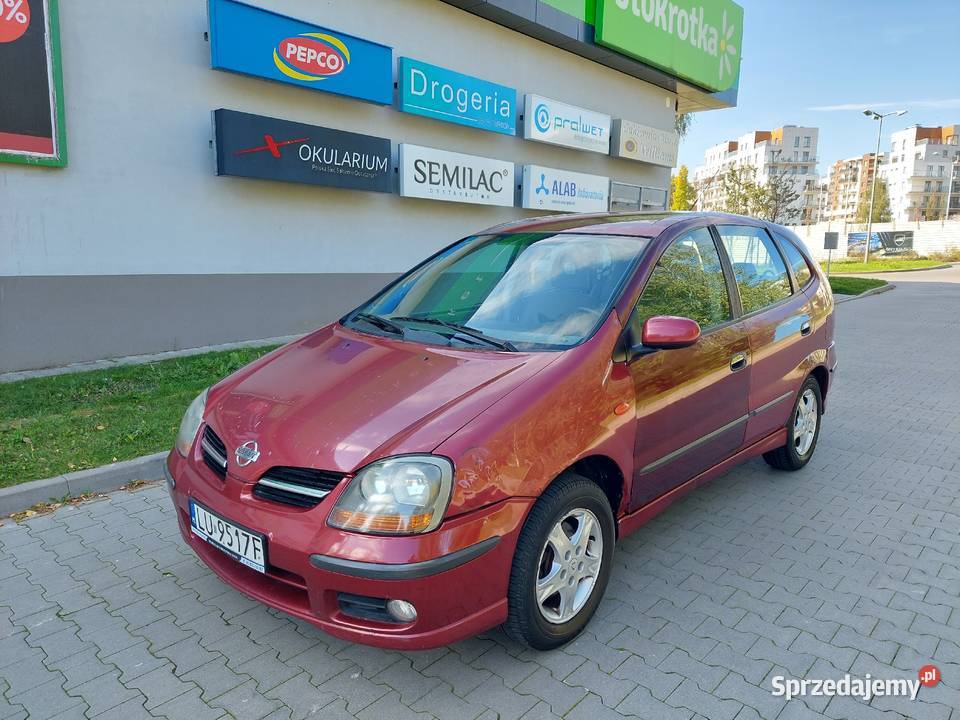 Nissan Almera Tino 18 w pełni sprawnyOpłaty na Lublin sprzedam