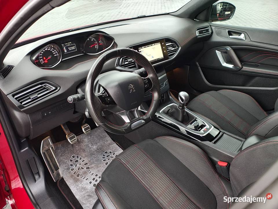 Peugeot 308 GTLINE Piękny Stan 16HDI ZADBANY ASR (kontrola trakcji) Zarszyn