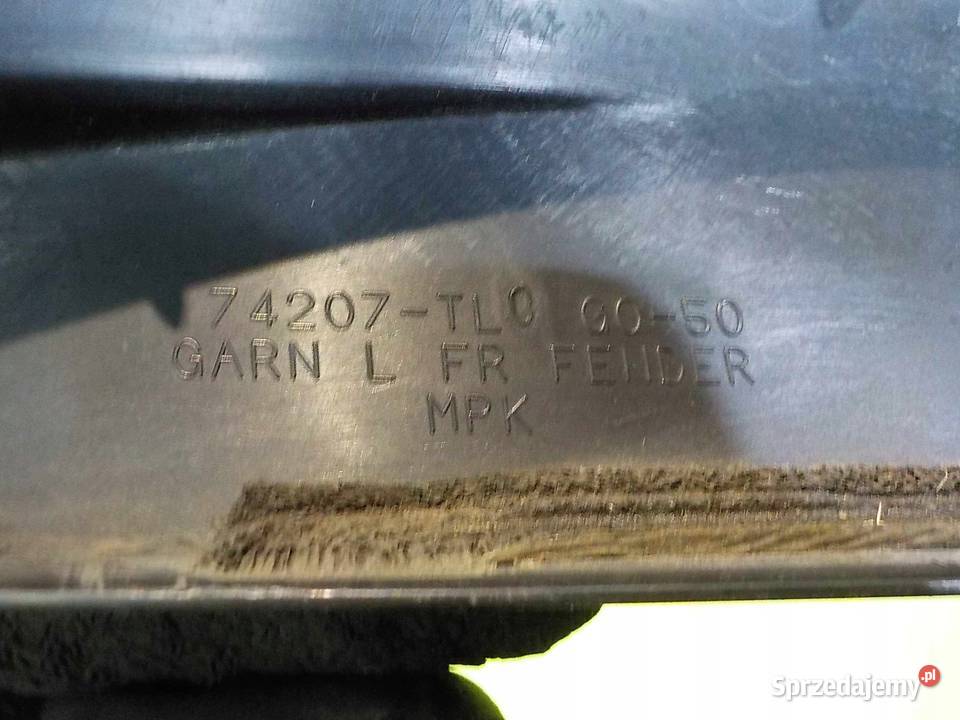 HONDA ACCORD VIII 09r slizg zderzaka lewy przod mazowieckie