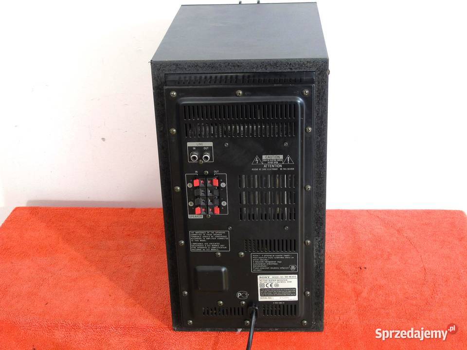 Sub aktywny Sony SAW305 sprawny WYSYŁKA Wzmacniacze i pokrewne Jasło