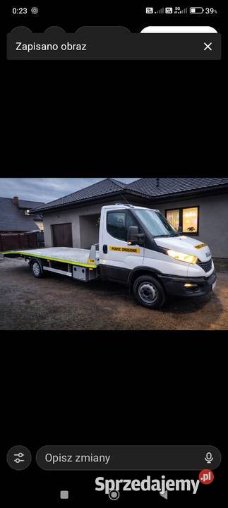 Iveco Daily 70C18 Pomoc Drogowa Laweta 180KM Żyrardów