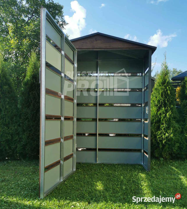 Wiata śmietnikowa dwuspad 13x05m Schowek Rawa Mazowiecka sprzedam