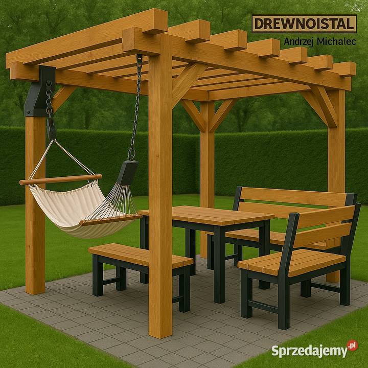 Meble ogrodowe drewniane nowoczesne i stylowe Rzeszów sprzedam