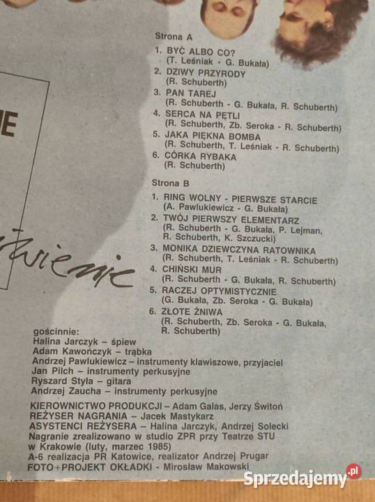 1985 Wały Jagiellońskie Dziękujemy Płyta Kielce