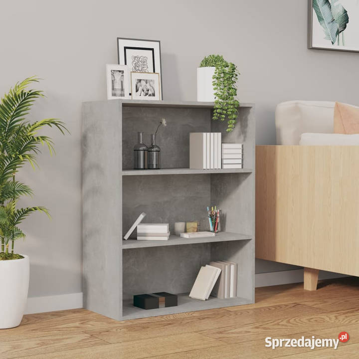 Szafka wisząca betonowa szarość 695x325x90