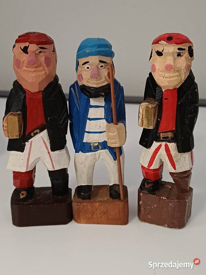 Vintage figurki rzeźbione Nowy Targ sprzedam